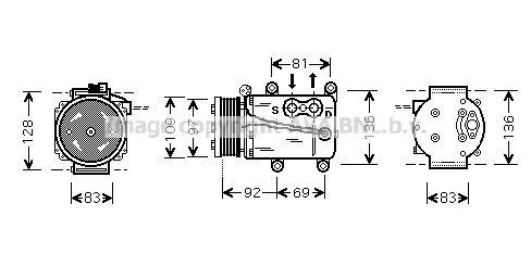 AVA QUALITY COOLING Kompressor,kliimaseade FDAK171